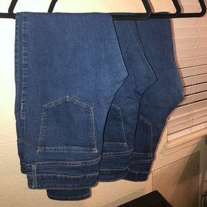 3 pairs of Old Navy jeans size 12 mid rise skinny